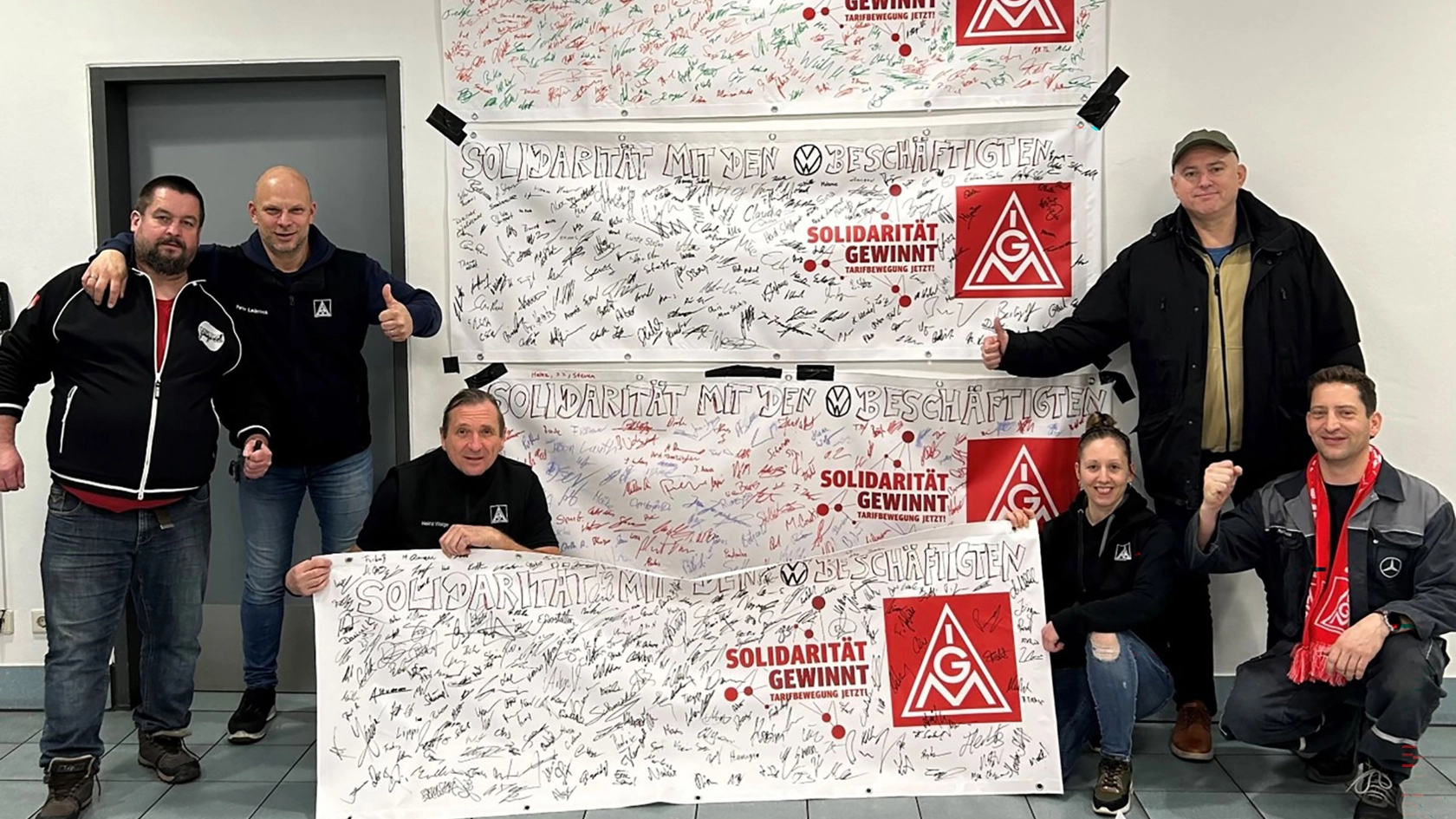Daimler Truck Wörth Unterschriftenaktion