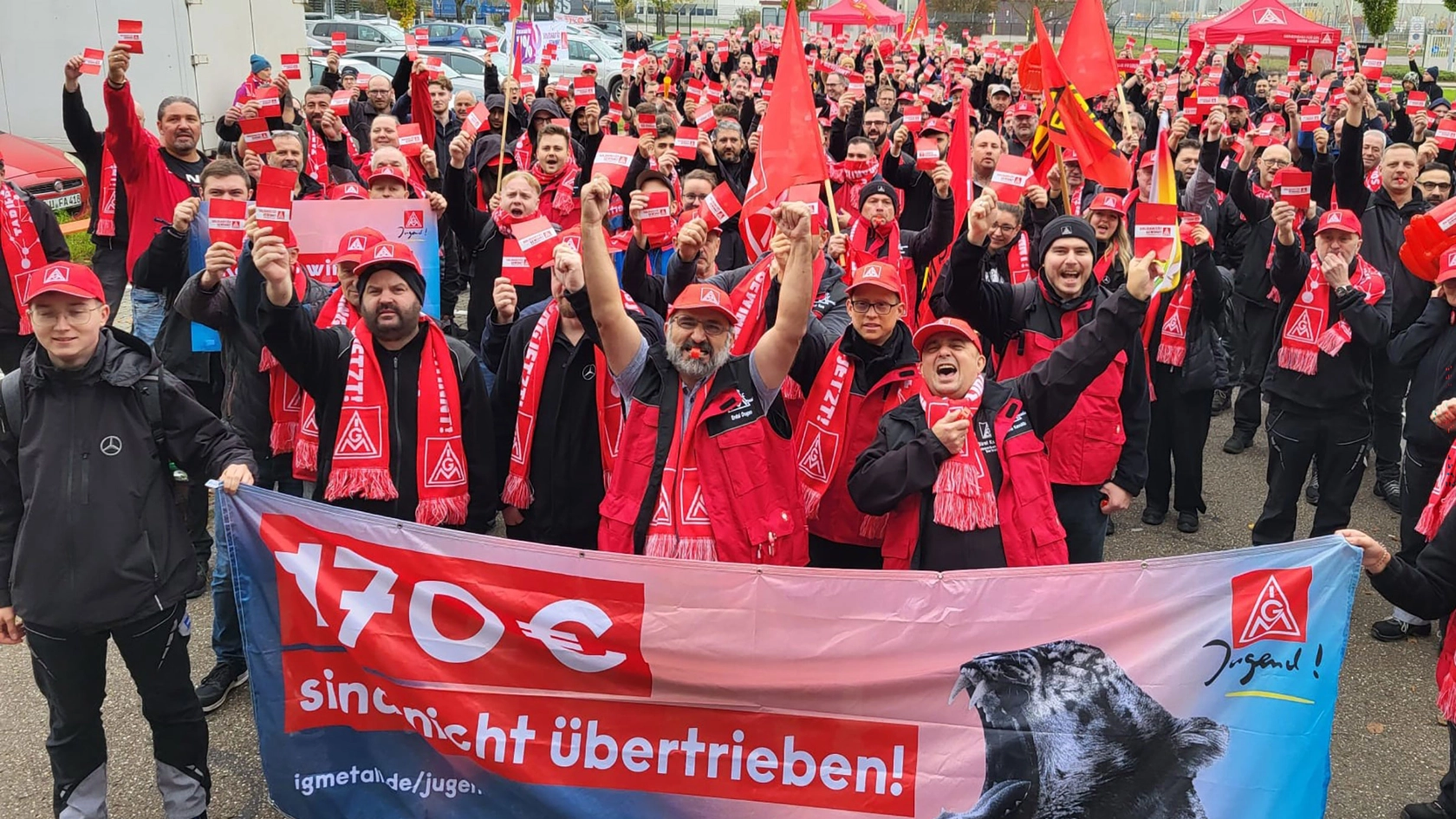 Erste Warnstreikwelle rollt im GLC Germersheim