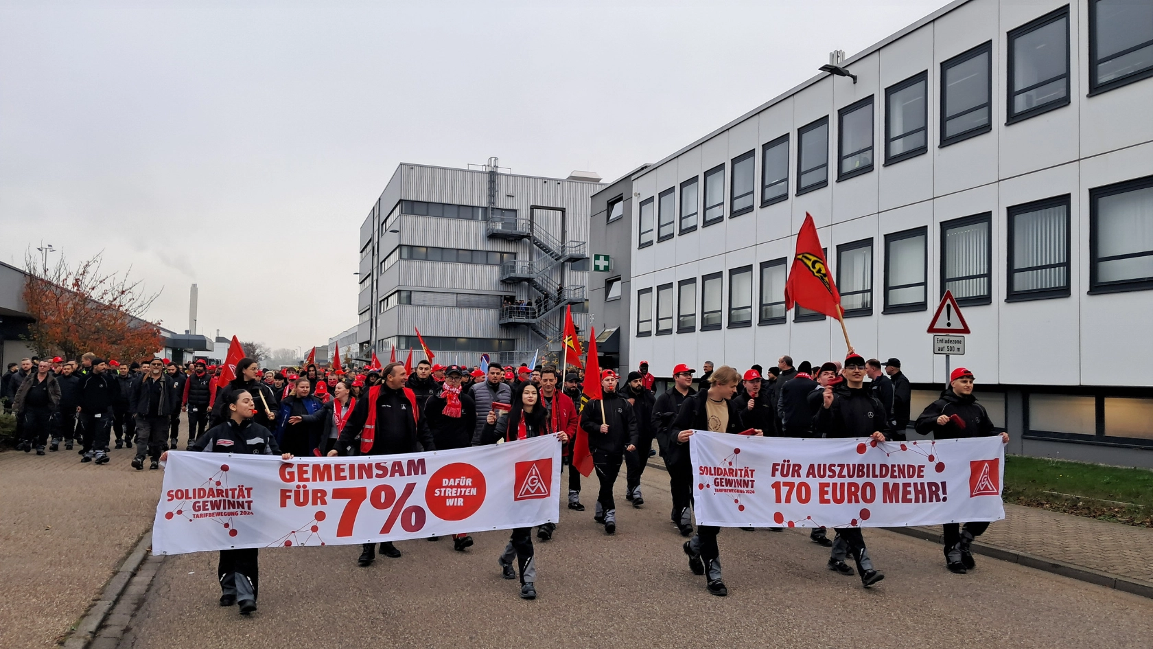 2024-11-08 Zweite Warnstreik Woche