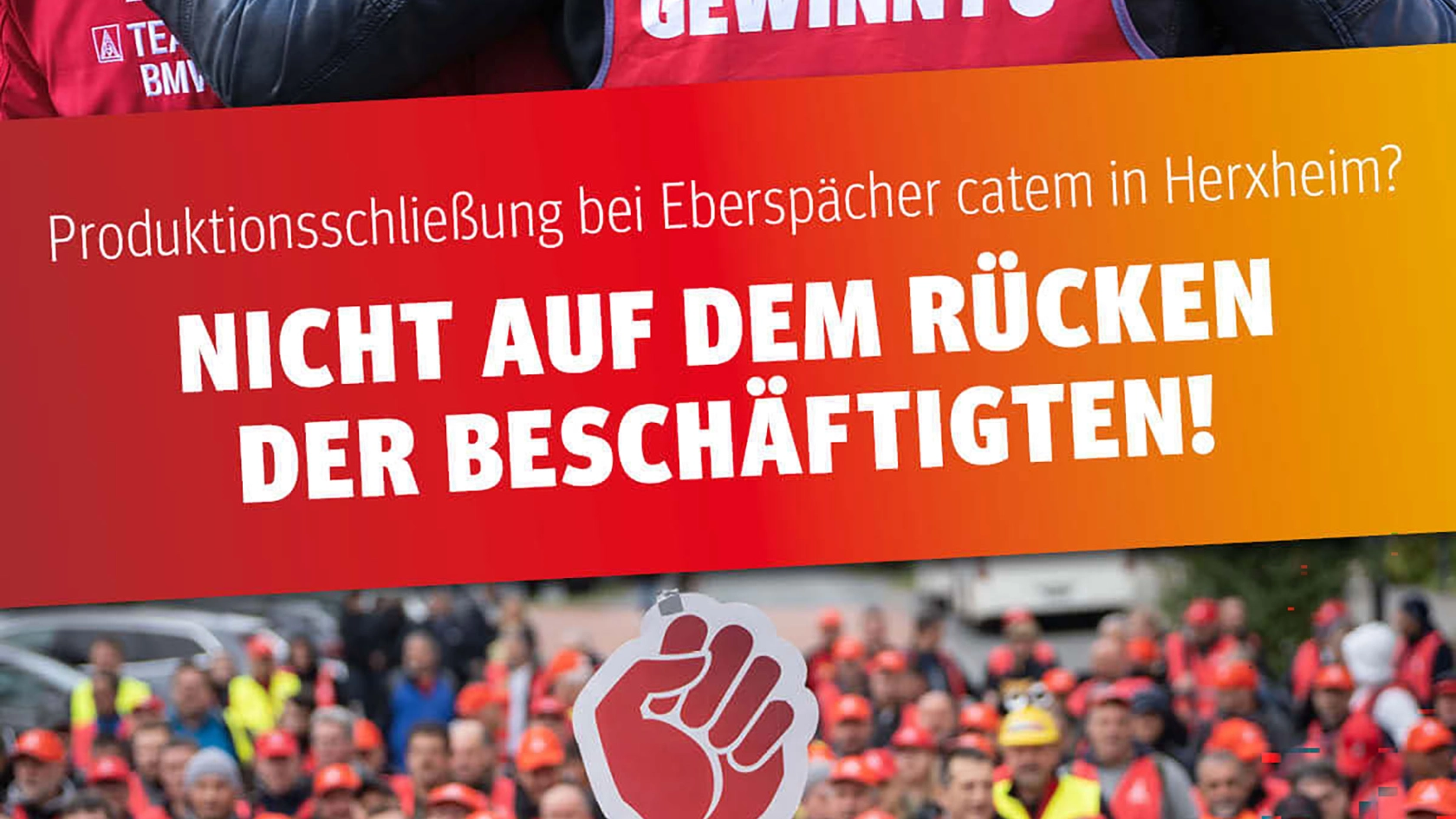 Nicht auf dem Rücken der Beschäftigten!