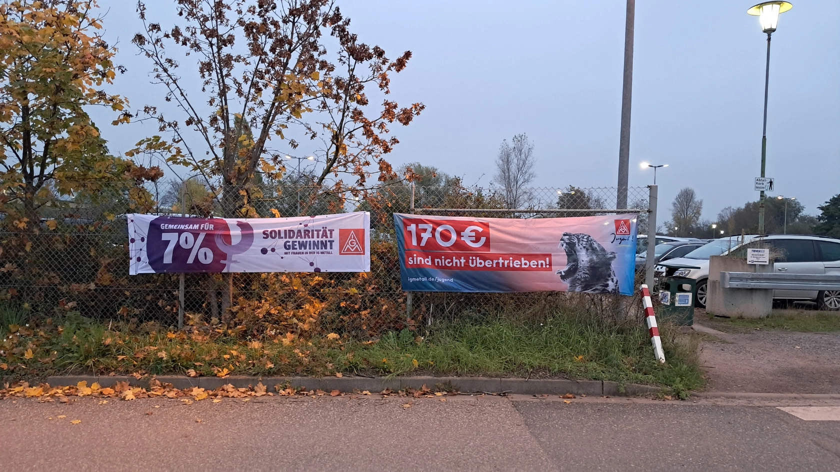 Tenneco Edenkoben – Unterschriften zur Tarifforderung