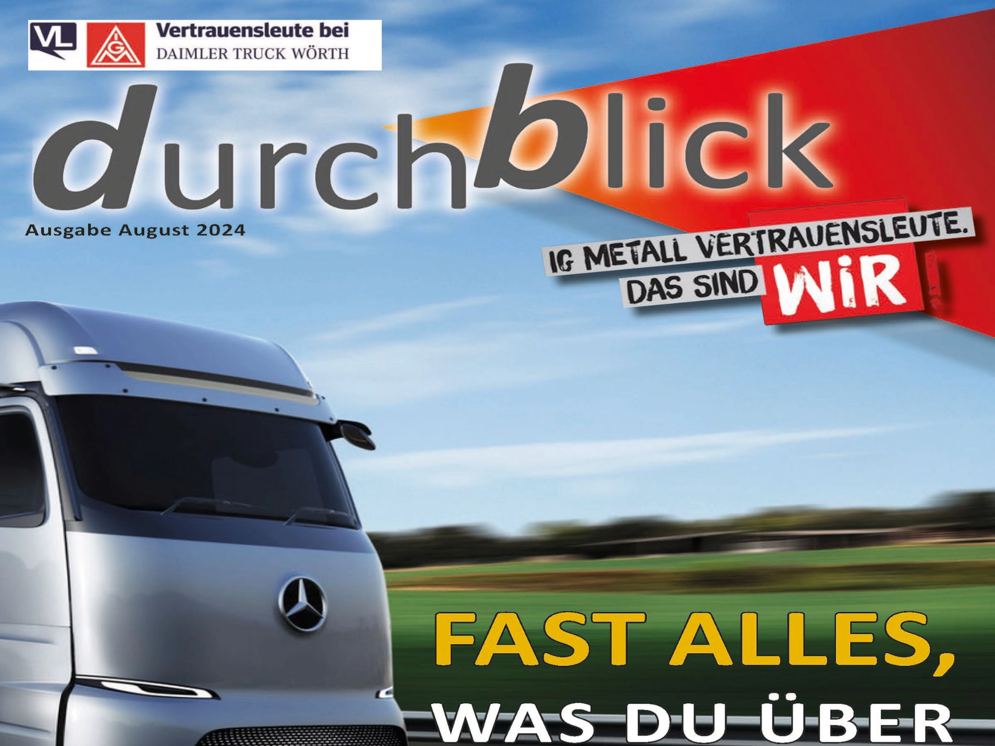 August-Ausgabe Durchblick Daimler Wörth