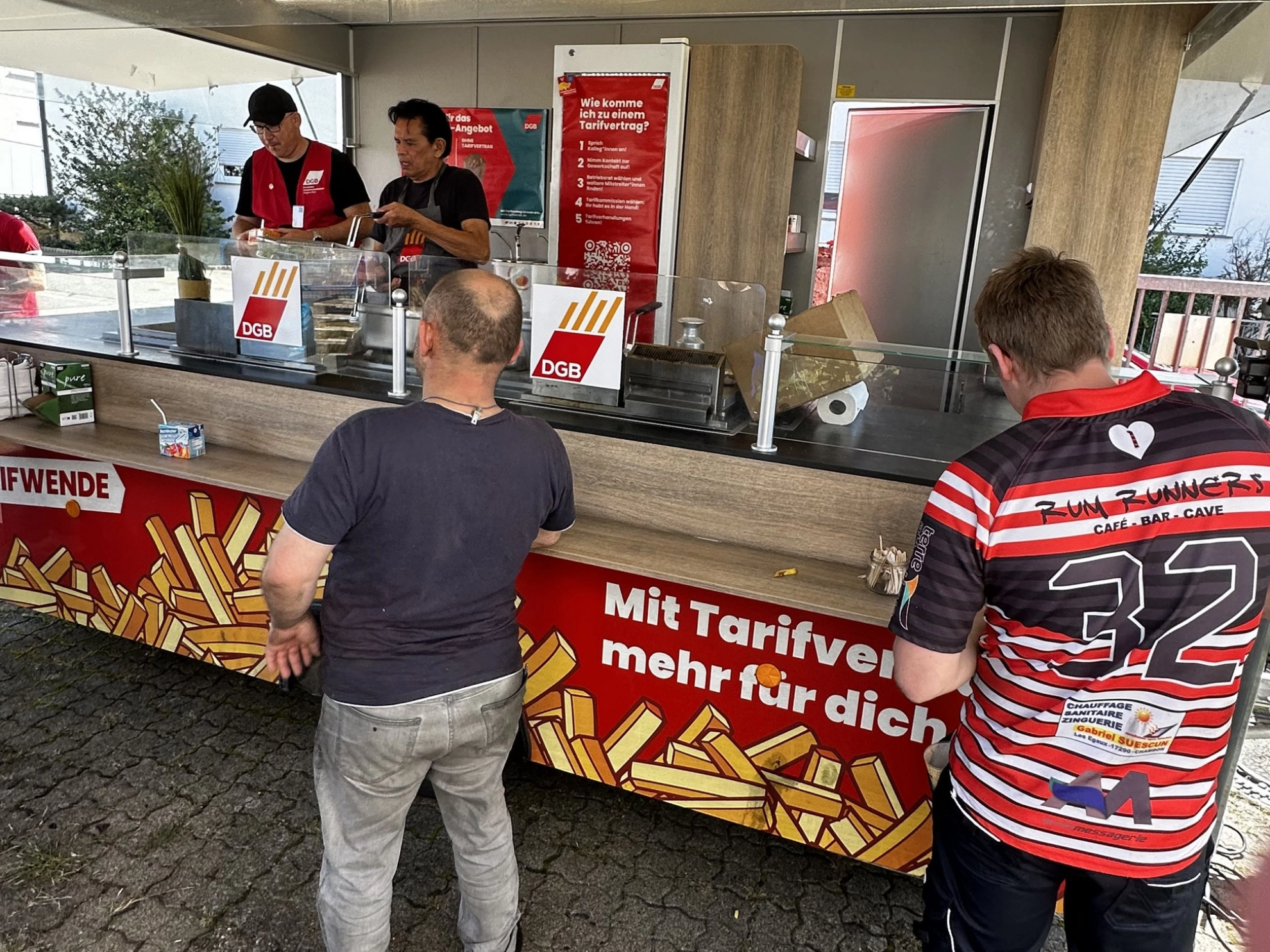 Tarifinfo mit Pommes bei Berger