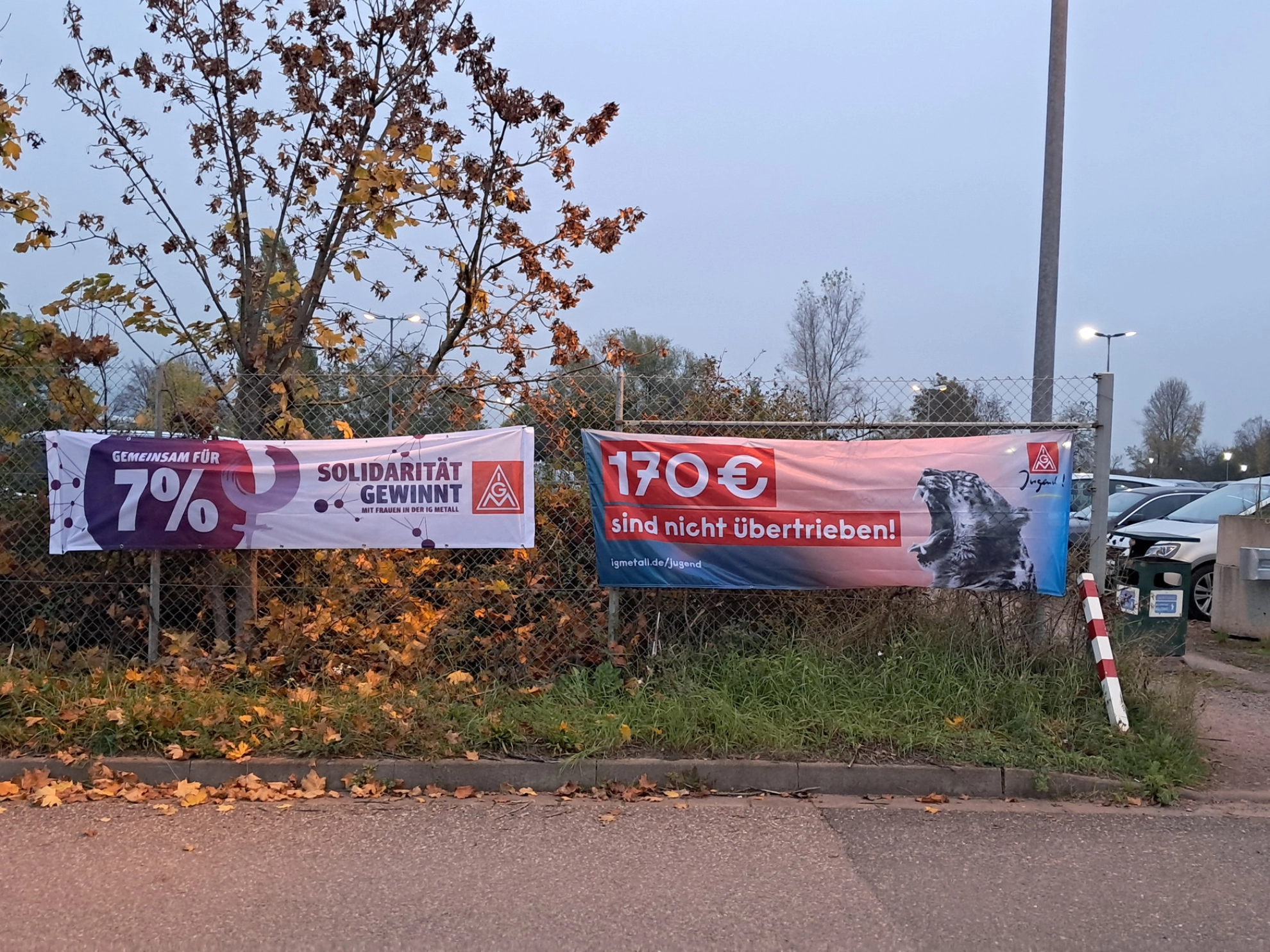 Tenneco Edenkoben – Unterschriften zur Tarifforderung