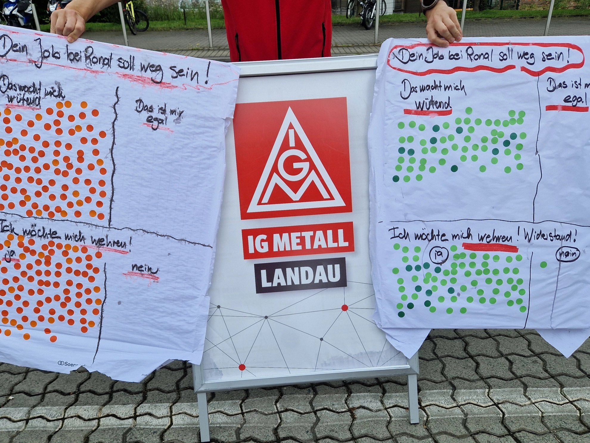 Betriebsrat und IG Metall bei Ronal