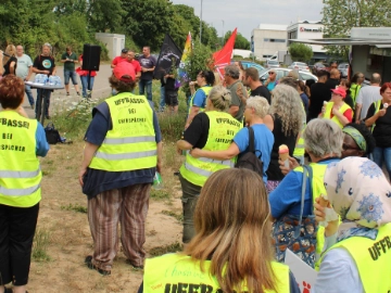 Kundgebung gegen Stellenabbau bei Eberspächer catem