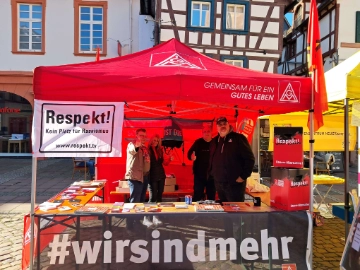IG Metall Landau beim 