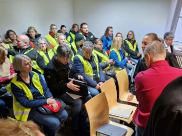 Arbeitsgerichtstermin in Landau mit toller Beteiligung