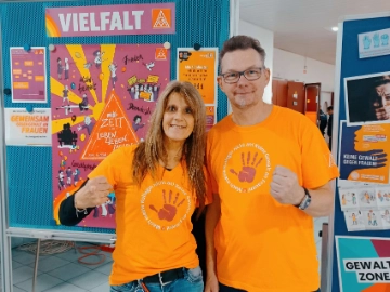 Infostand bei Daimler Truck in Wörth