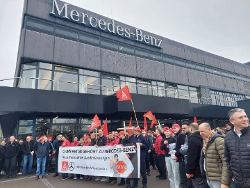 IG Metall und Betriebsrat fordern Zukunftssicherheit 