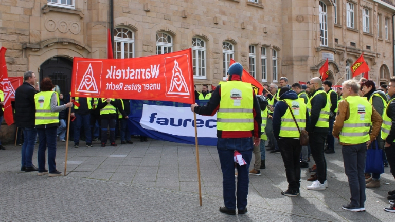 Faurecia Warnstreik