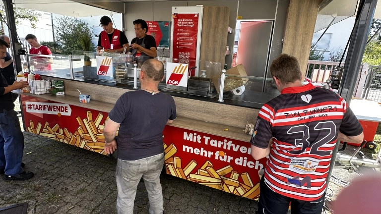 Tarifinfo mit Pommes bei Berger