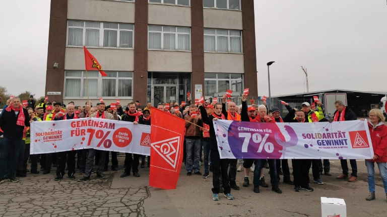 2024-11-08 Zweite Warnstreik Woche