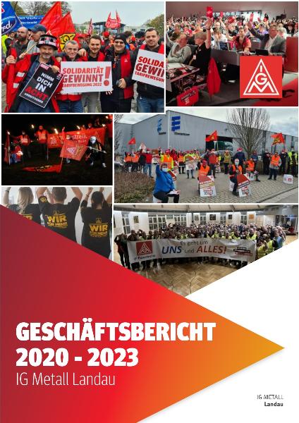 Geschäftsbericht 2020-2023 IG Metall Landau